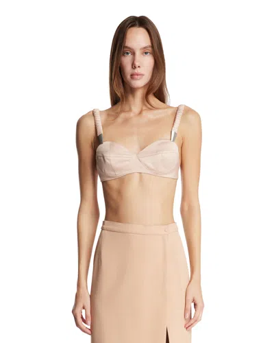 Mugler Pink Re/edit Satin Top