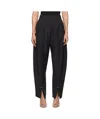 Mugler Women's Pierced Loose Tailored Trousers In Black