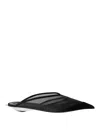 Mugler Pointy Mesh Flat In Black