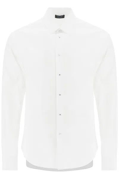 Mugler Poplin Shirt For Men In White