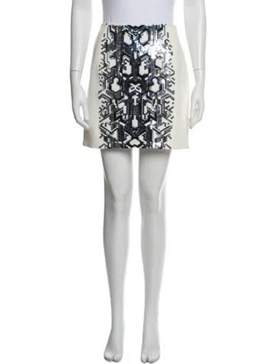 Pre-owned Mugler Printed Mini Skirt