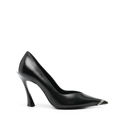 Mugler 95mm Piercing-detail Pumps In Black