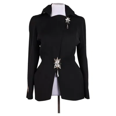 Pre-owned Mugler Rare!  Ss 1995 James Bond Blazer – Size 40 In Black