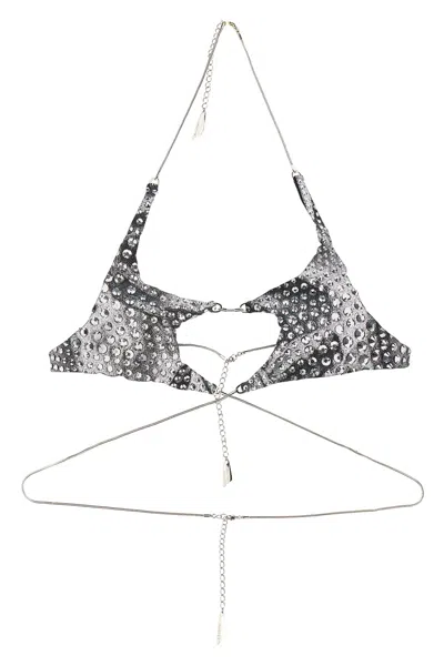 Mugler Rhinestone Bikini Bra