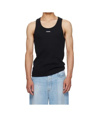 MUGLER RIBBED LOGO VEST