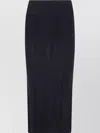 Mugler Classic Black Midi Dress By  In Black