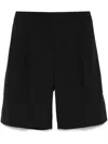 Mugler Ring-detail Shorts In Black