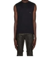 Mugler Black Signature Sleeveless Tank Top In Black