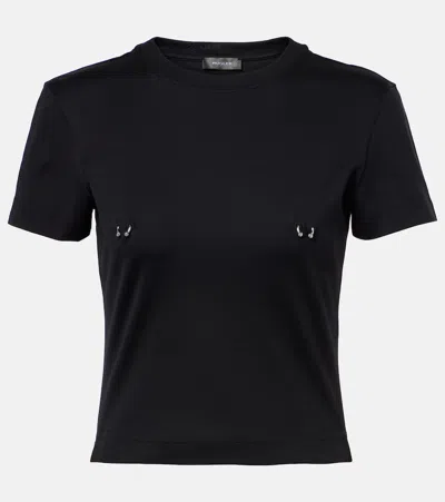 MUGLER RUCHED COTTON TOP