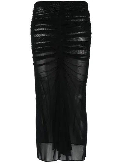 MUGLER MIDIROCK MIT RAFFUNGEN