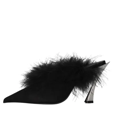 Mugler Sandals In Black
