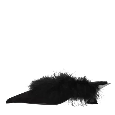 Mugler Sandals In Black