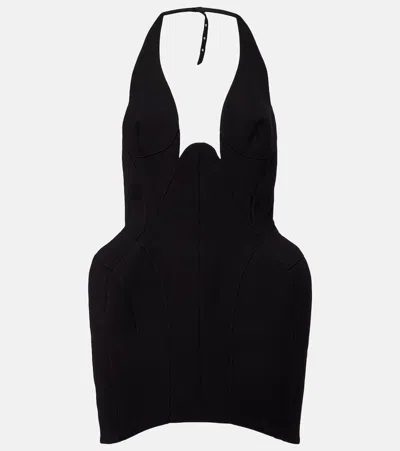 Mugler Scalloped Minidress