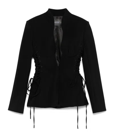MUGLER SCULPTURAL LACED JACKET