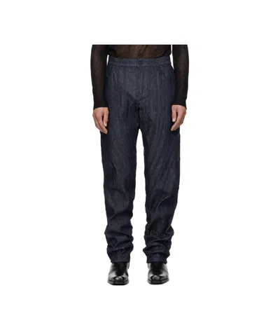 MUGLER SEAM-DETAIL JEANS