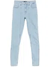 Mugler Denim Tapered Jeans In Blue
