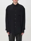 Mugler Black Fluid Piercing Shirt In Schwarz