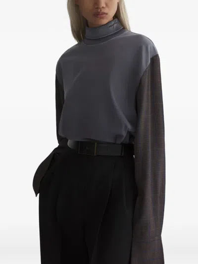 Mugler T-shirt Mit Hemdärmeln In Multi