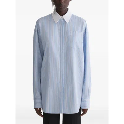 Mugler Shirts Blue, White