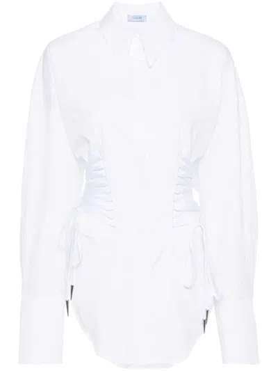 Mugler Shirts In White