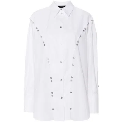 Mugler Shirts In White