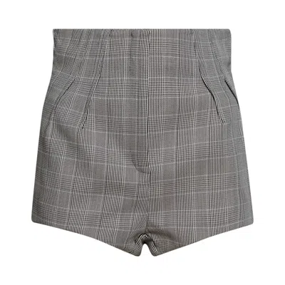 Pre-owned Mugler Short 'checks Beige/blue' | Tan | Women's Size 40 In Brown