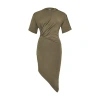 Mugler Short Dress In Green