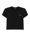 Mugler Short-sleeved T-shirt In Black