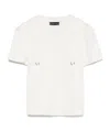 Mugler Woman T-shirt White Size Xs Cotton In White