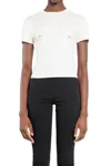 Mugler Pierced Baby T-shirt In Beige