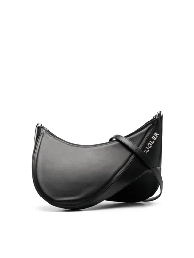 Mugler Shoulder Bag In Black