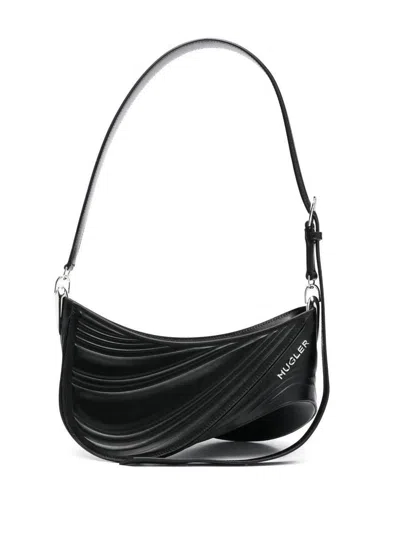 Mugler Shoulder Bag Bags In Black
