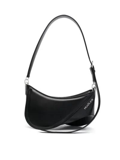Mugler Shoulder Bag Bags In Black