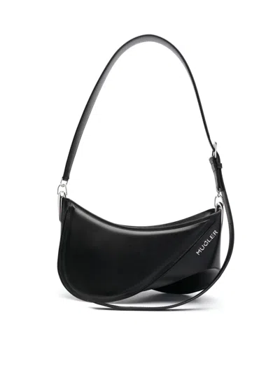 Mugler Shoulder Bag In Black