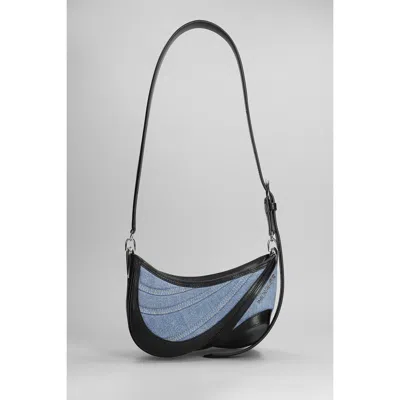 Mugler Shoulder Bag In Blue