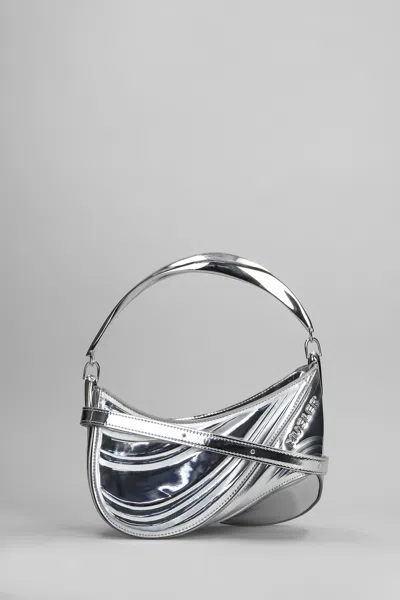 Mugler Shoulder Bag In Silver