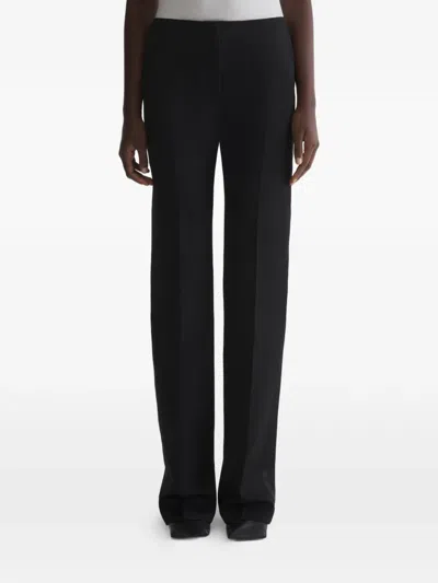 Mugler Side Stripe Trousers In Black