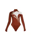 Mugler Sienna Swirly Bodysuit