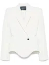 Mugler Signature Jacket In White