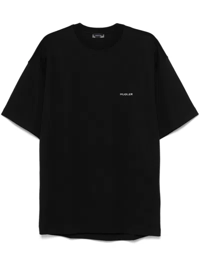 Mugler Signature T-shirt In Black