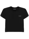 Mugler Short-sleeved T-shirt In Black