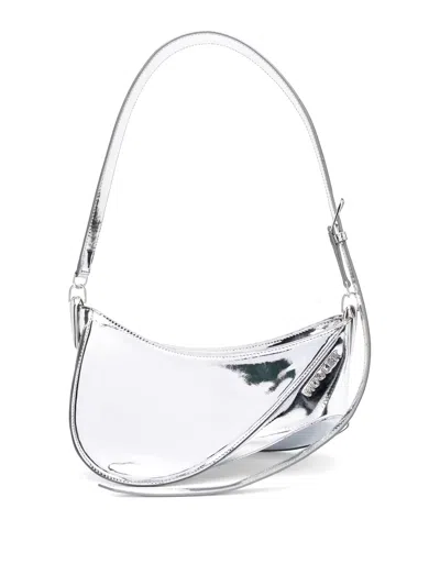 Mugler Silver Bag In Metallic