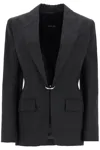 Mugler Black Pierced Tailored Blazer