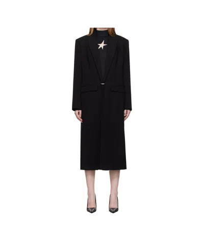 MUGLER SINGLE-BREASTED RING-FASTENING COAT