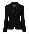 Mugler Single-breasted Suit Jacket In Black