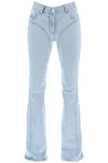 MUGLER SKINNY FLARED JEANS