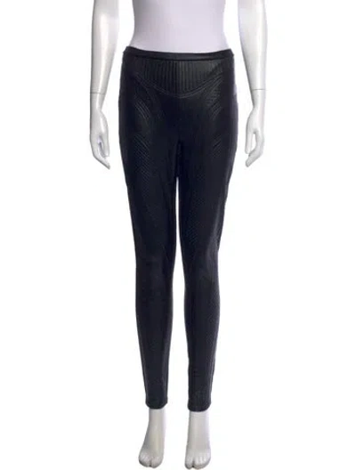 Pre-owned Mugler Skinny Leg Pants In Blue