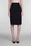 Mugler Ju0542 Skirt Clothing In Black