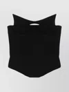 Mugler Sleeveless Corset Top Cut-out Detailing
