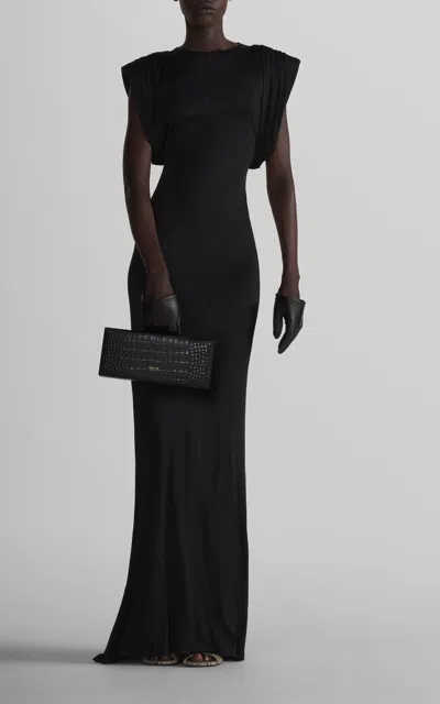 Mugler Sleeveless Gown In Black